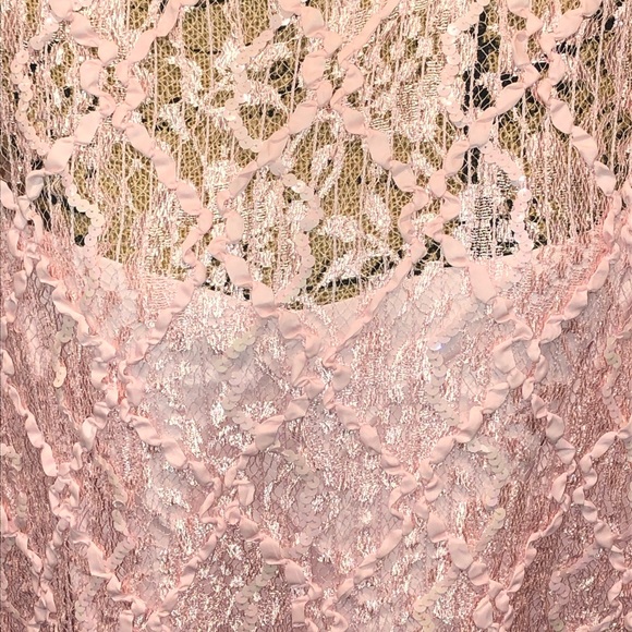 🌸 Sparkly Soft Pink Dress 🌸 - Picture 4 of 8